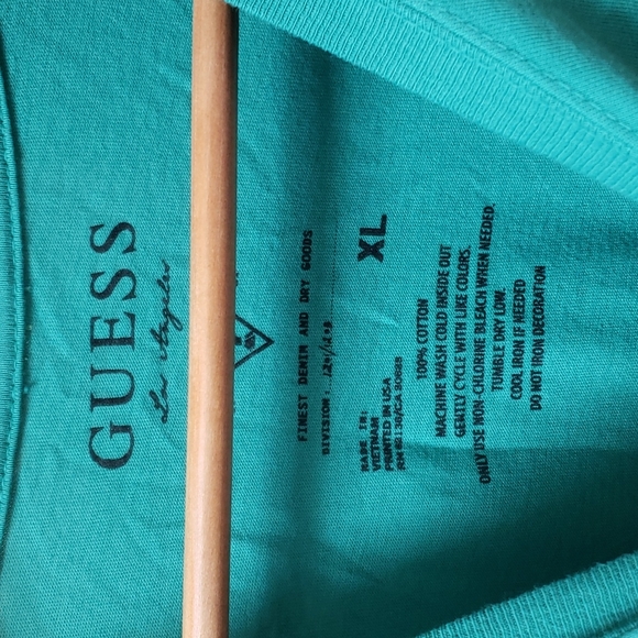 Guess teal shirt, tshirt - Picture 3 of 6